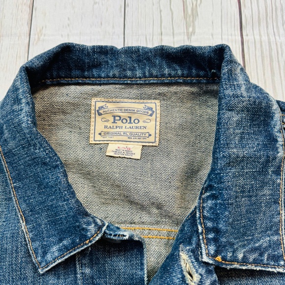 Ralph Lauren Mens Denim Jacket Size XL - Picture 5 of 9